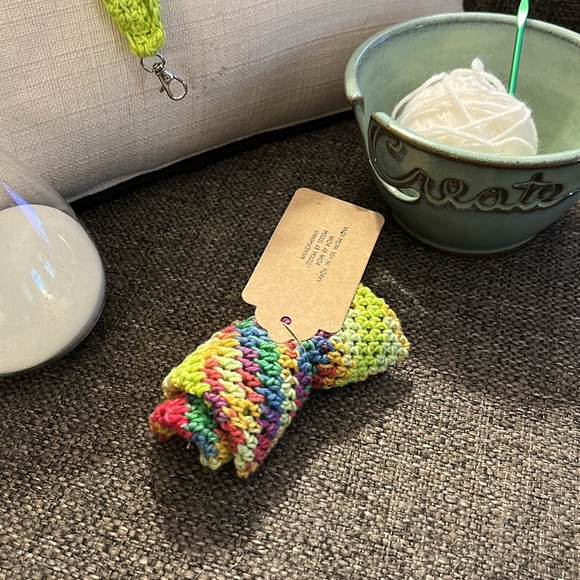 Pair of Double thickness recycled cotton coasters!  Absorbent & heat tolerant! - Picture 3 of 3